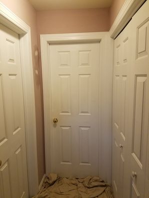 Before & After Hallway Wall & Door Painting in Telford, PA (1)