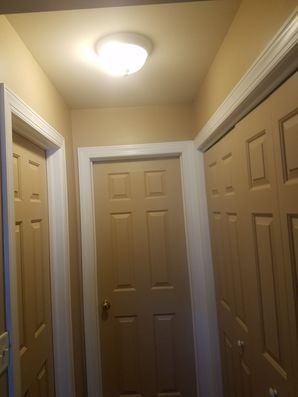 Before & After Hallway Wall & Door Painting in Telford, PA (2)